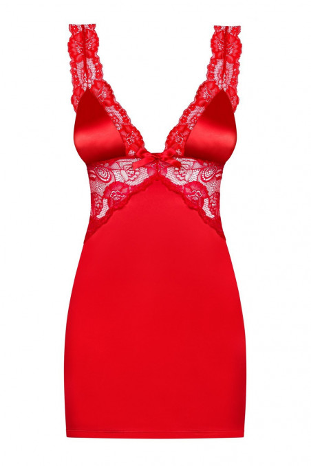 Сорочка атласна Obsessive Secred chemise