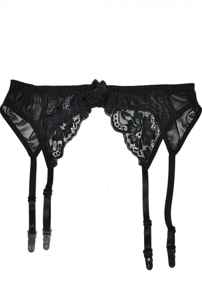 Пояс для чулок кружевной De Lafence Pas 136