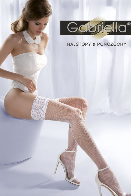 Панчохи весільні в сітку Gabriella Princessa 11