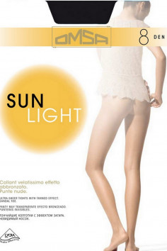 Колготки ультратонкие Omsa Sun Light 8 den 2