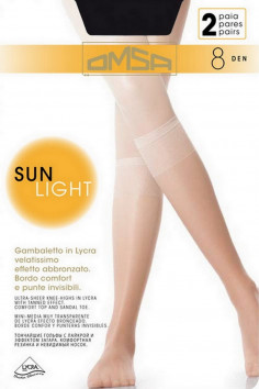 Гольфи Omsa Sun Light 8 den (2 пари) 2
