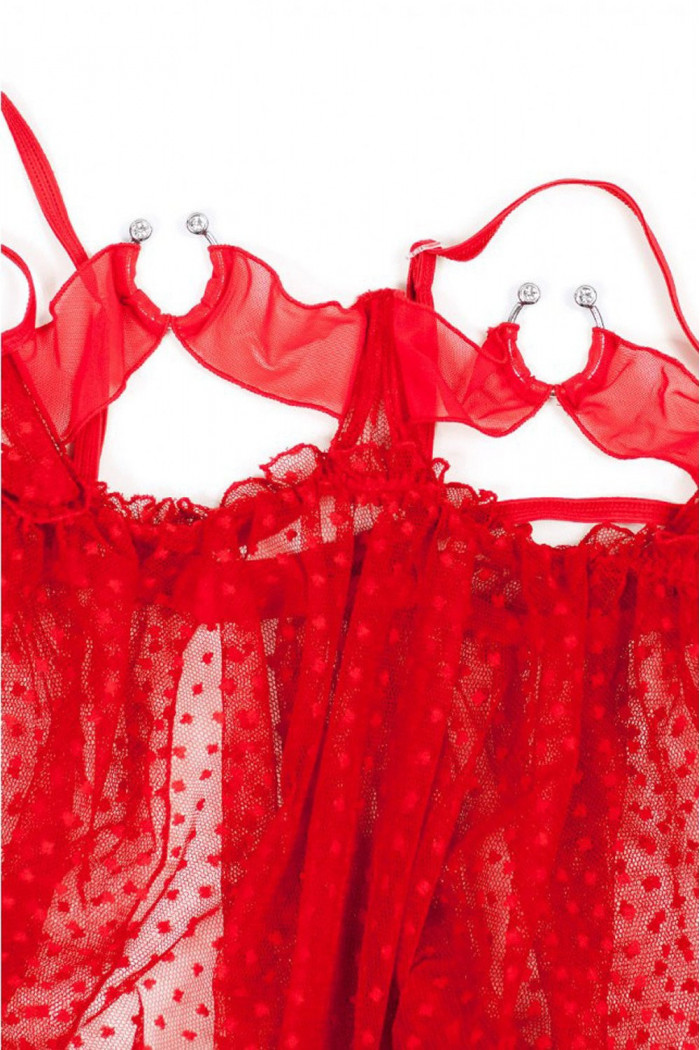 Пеньюар червоний Anais Sienna