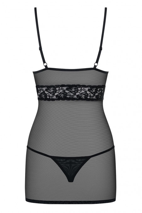 Сорочка напівпрозора Obsessive 812-CHE-1 chemise