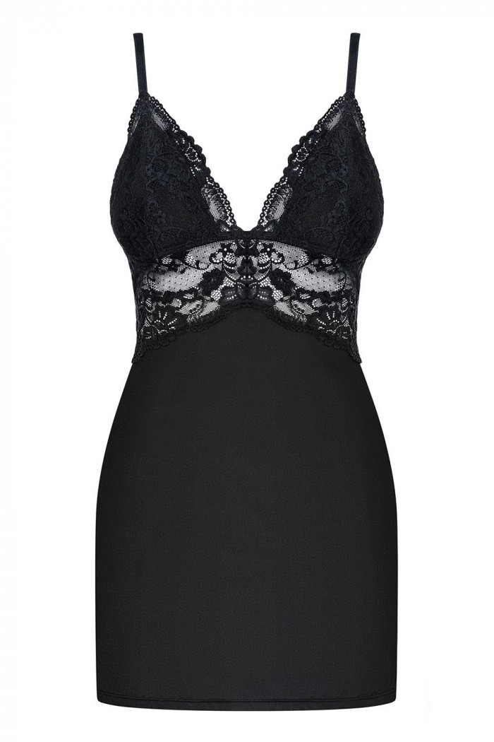 Сорочка облягає Obsessive 810-CHE-1 chemise