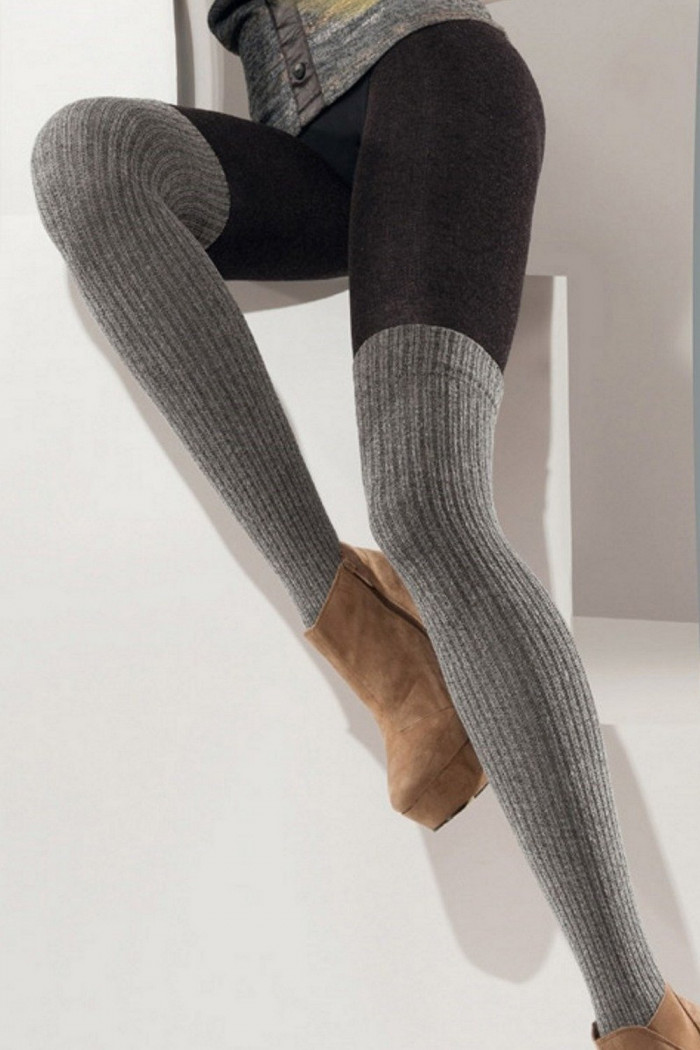 Колготки бавовняні імітація панчіх Gabriella Roxy Cotton