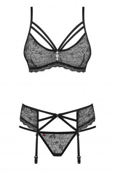 Комплект кружевной Obsessive 818-SEG-1 set  — Заказать онлайн с доставкой 2