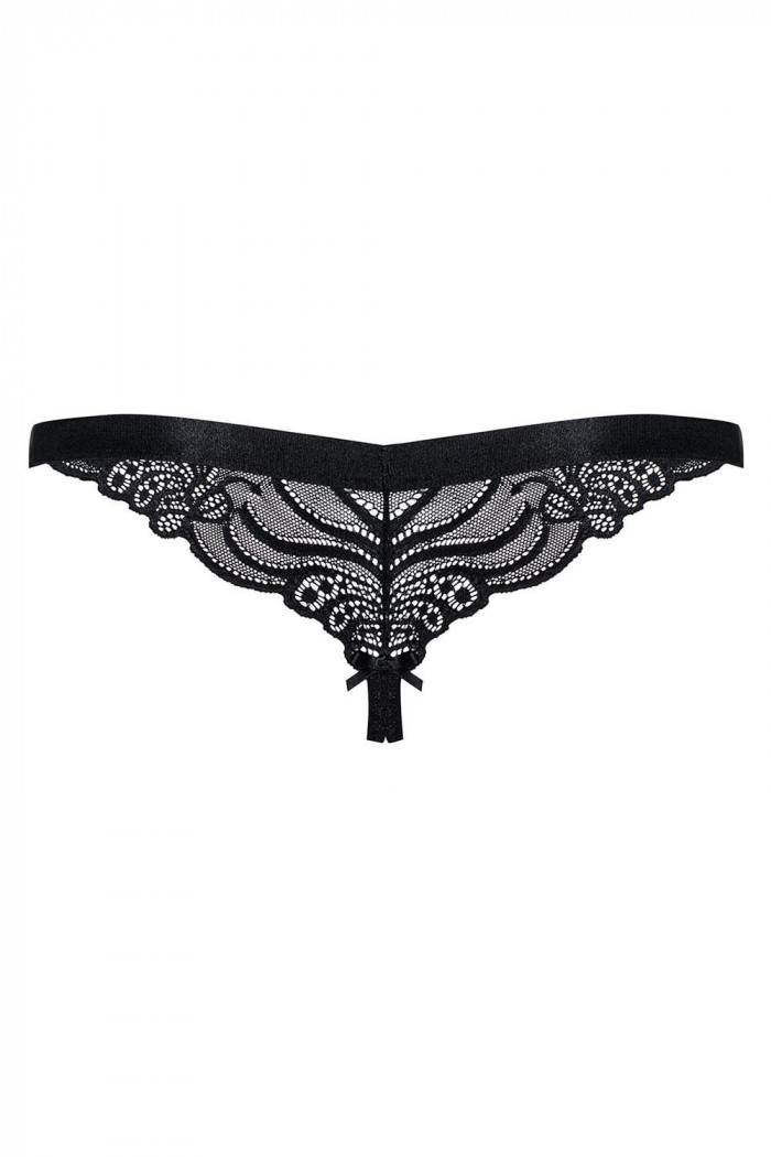 Стрінги з вирізом Obsessive 828-THC-1 crotchless