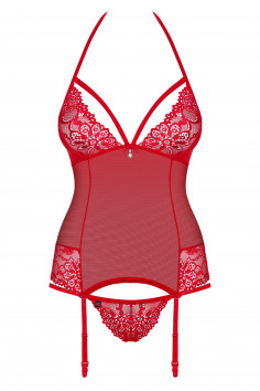 Корсет красный Obsessive 838-COR-3 corset 2