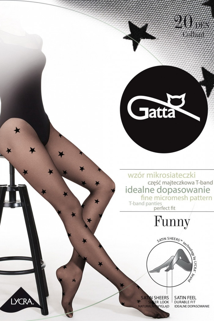 Колготки з зірками GATTA FUNNY 06 20d