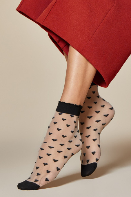 Шкарпетки з візерунком Fiore JEUNET 20 den