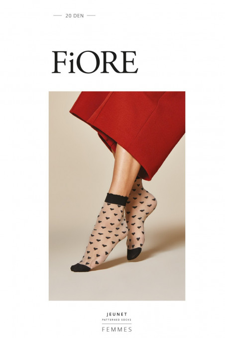 Шкарпетки з візерунком Fiore JEUNET 20 den