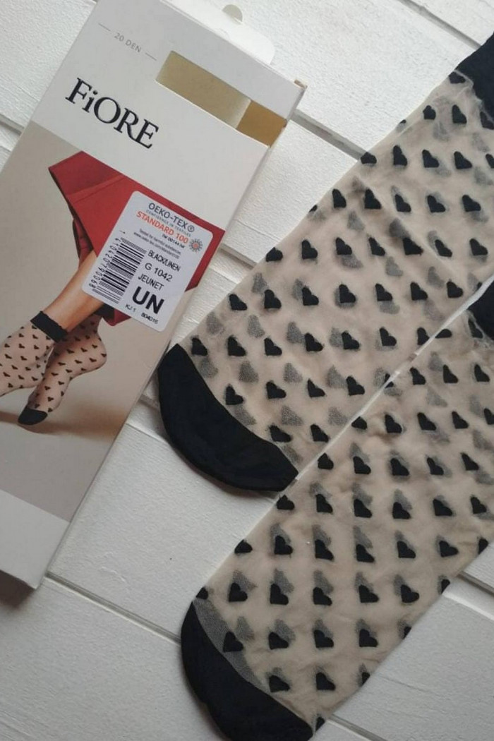 Шкарпетки з візерунком Fiore JEUNET 20 den