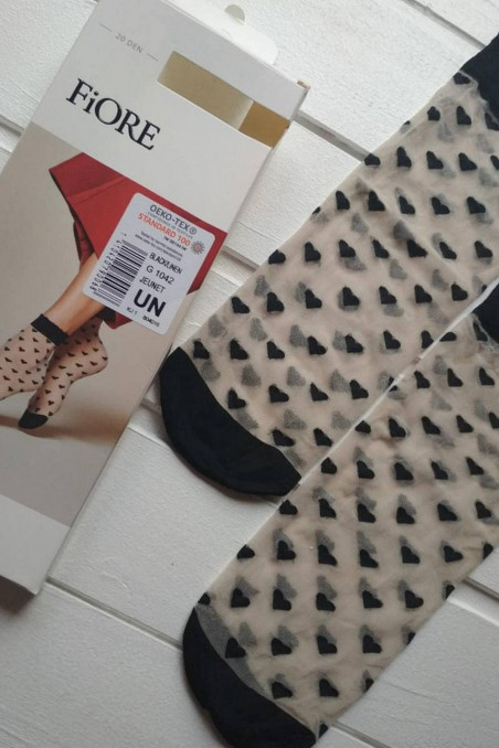 Шкарпетки з візерунком Fiore JEUNET 20 den