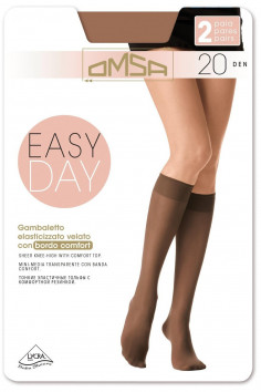 Гольфы Omsa Easy Day 20den (2 пары) 2