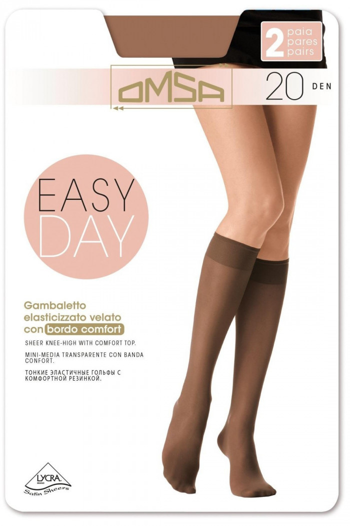Гольфи Omsa Easy Day 20den (2 пари)