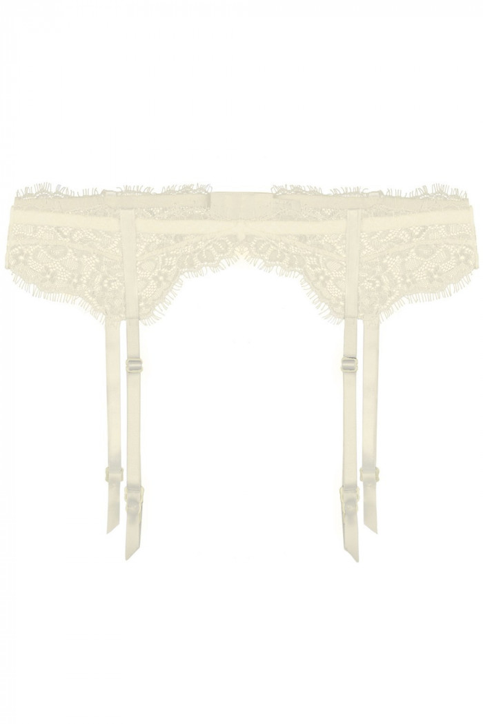 Пояс для панчіх мереживний Julimex FUCHSIA