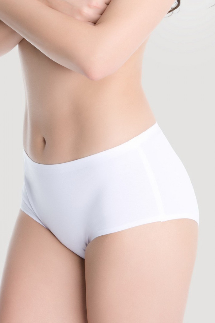 Бавовняні трусики міді безшовні Julimex Cotton Midi
