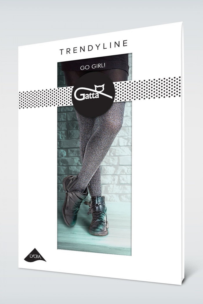 Колготки теплые с имитацией чулок Gatta GO GIRL!