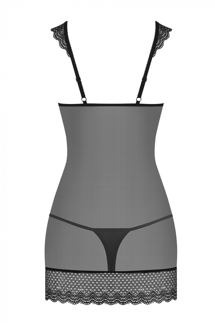 Сорочка со стрингами Obsessive 857-CHE-1