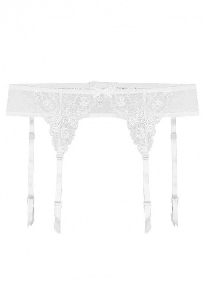 Пояс для панчіх з мереживом Julimex Iris