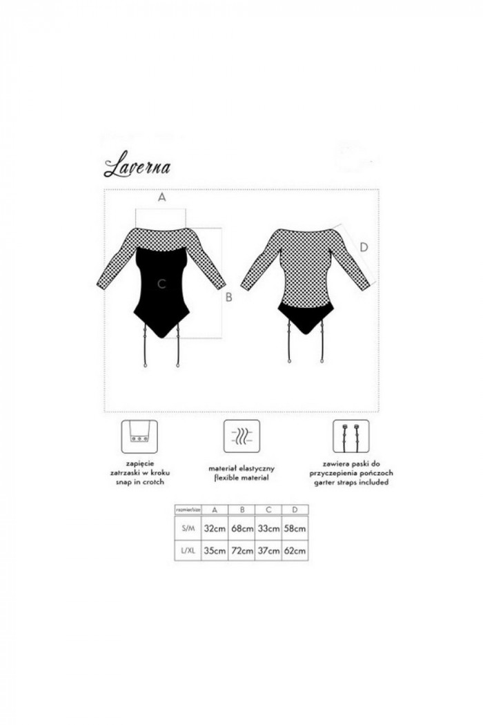 Боди с длинным рукавом Livia Corsetti Laverna