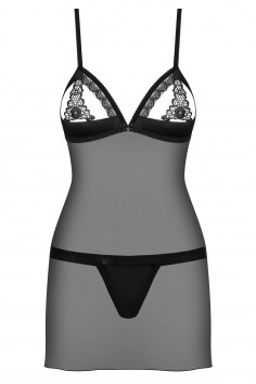 Сорочка з трусиками Obsessive 865-CHE-1 chemise 2