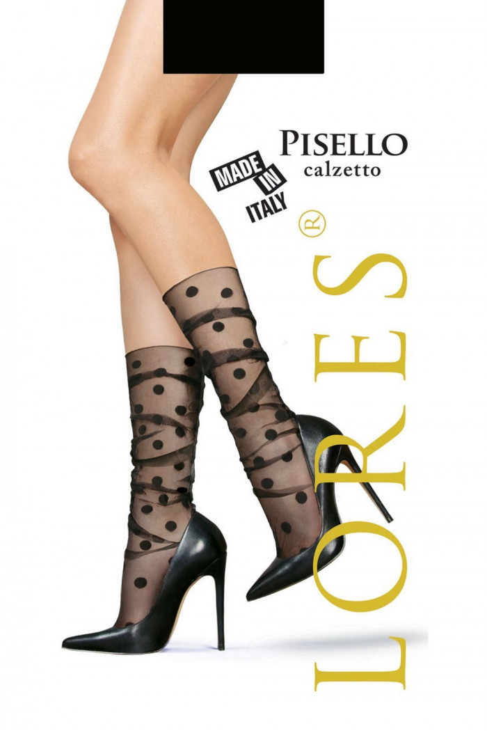 Шкарпетки високі в горошок Lores Pisello 15d