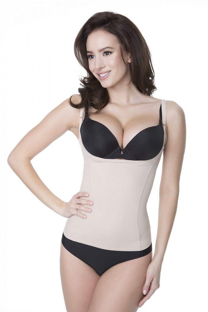 Коригувальна майка з відкритими грудьми Julimex 214