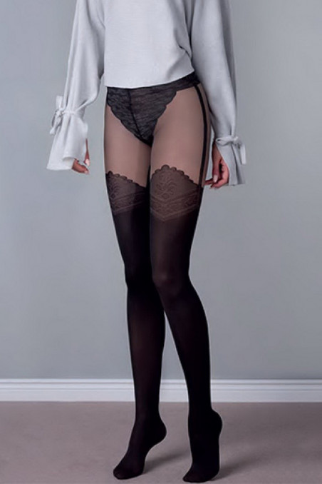 Колготки з імітацією панчіх Gabriella Lopez 60 den