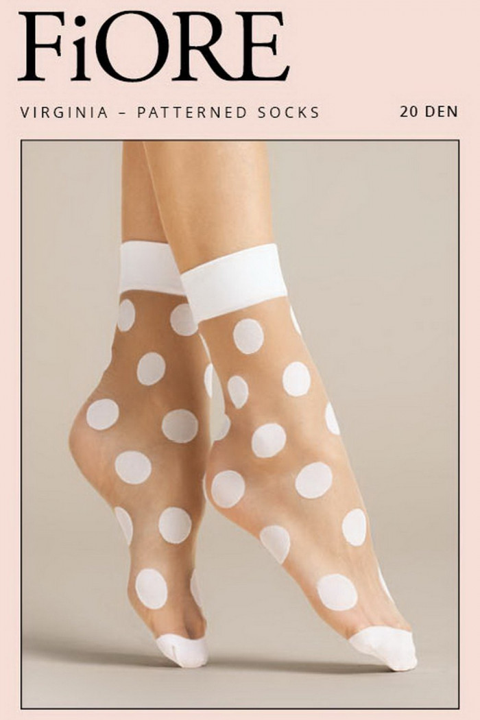 Носочки в крупный горох Fiore VIRGINIA 20d