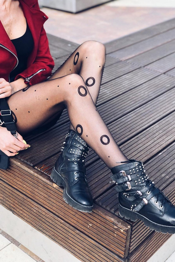 Колготки в кружечки Gabriella Jolie 20 den