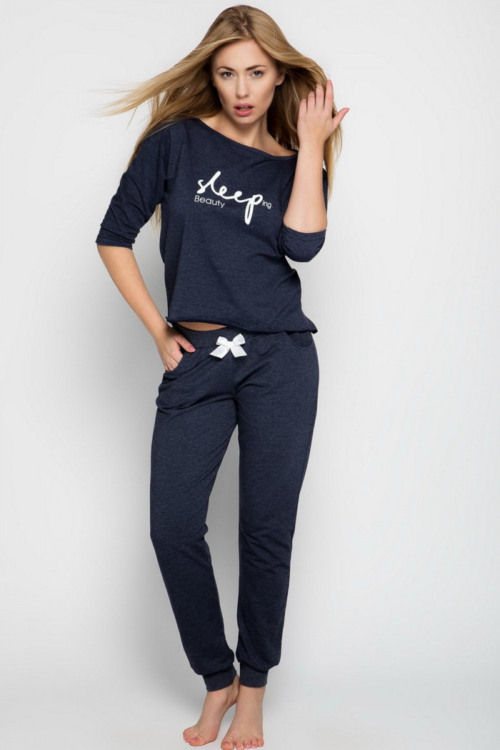 Піжама зі штанами Sensis Beauty granat