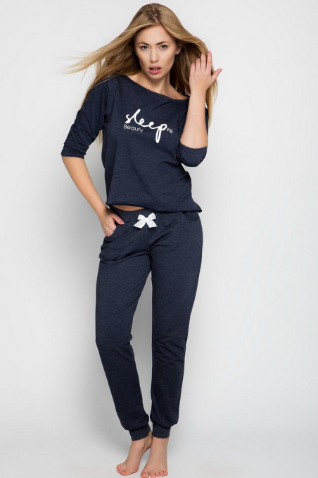 Піжама зі штанами Sensis Beauty granat