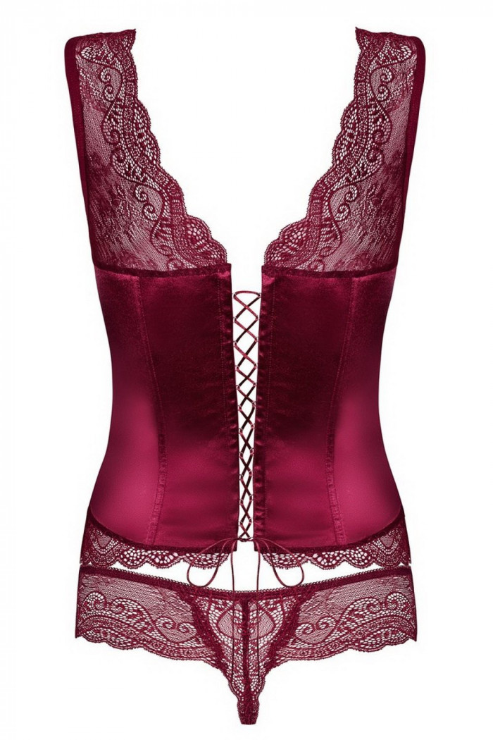 Корсет со шнуровкой Obsessive Miamor corset