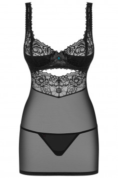 Сорочка з стрінгами Obsessive 867-CHE-1 — Купити в Dorin.shop | Ціна, Фото 2