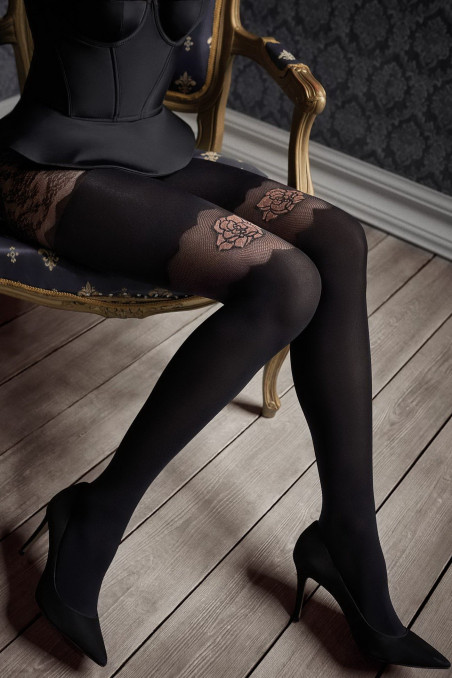 Колготки дизайнерские с узором Marilyn GUCCI G49