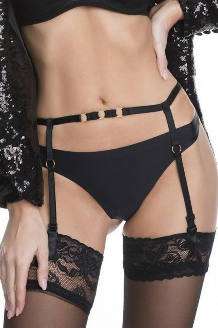 Пояс для чулок тонкий Julimex Poppy