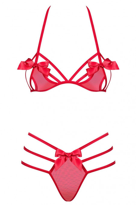 Комплект з тонкими ремінцями Obsessive Giftella set