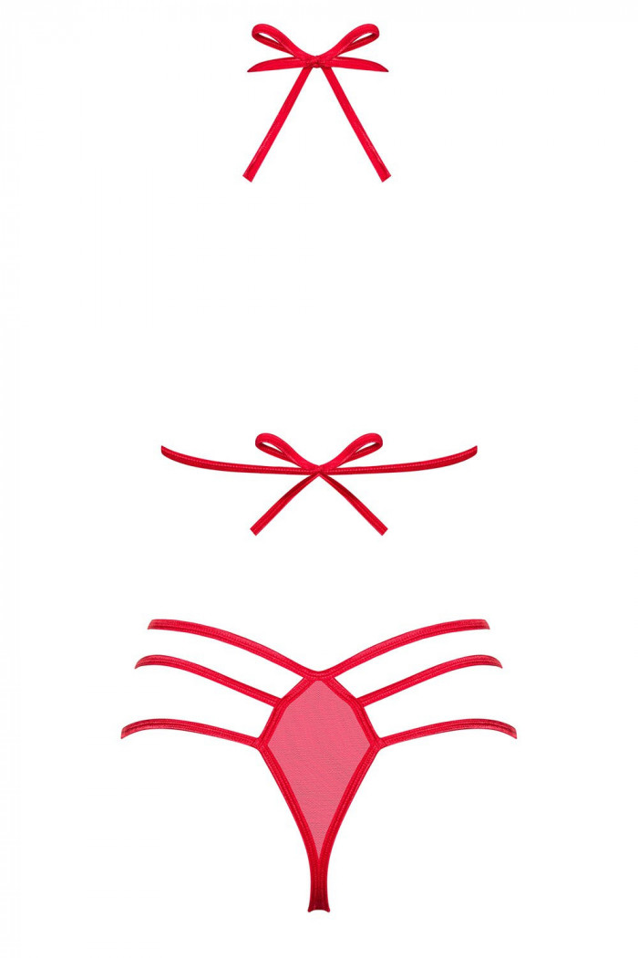 Комплект с тонкими ремешками Obsessive Giftella set