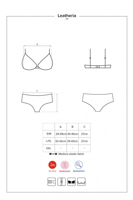 Комплект під шкіру Obsessive Leatheria set