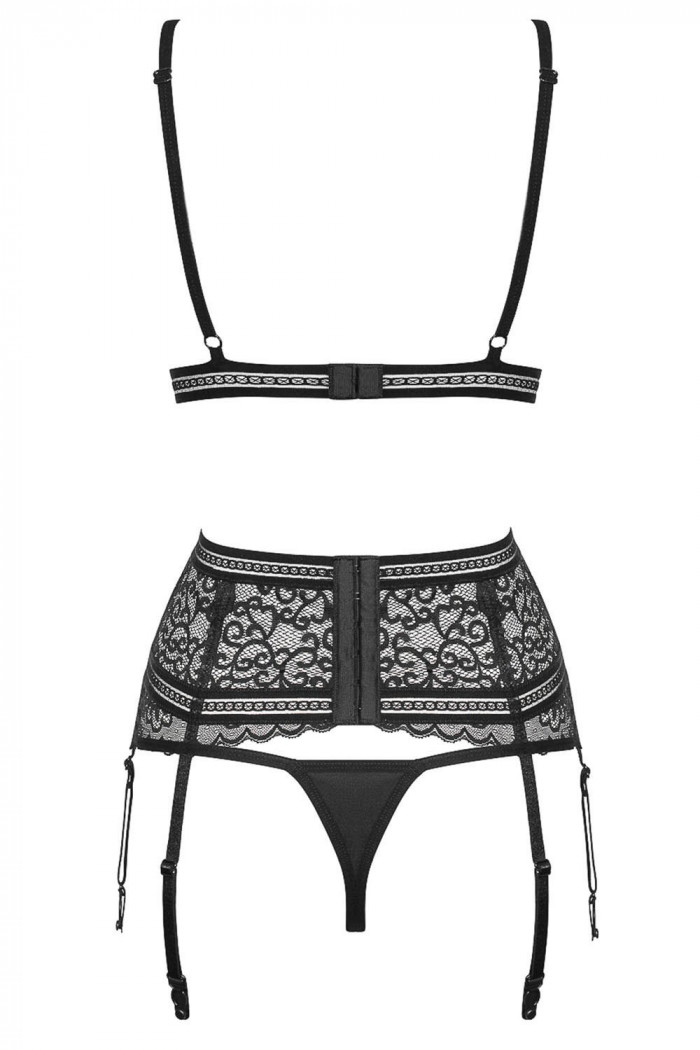 Комплект с широким поясом Obsessive Ailay set