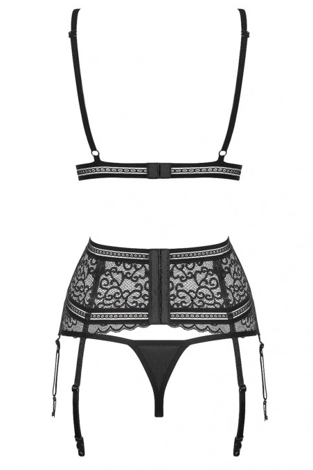 Комплект с широким поясом Obsessive Ailay set