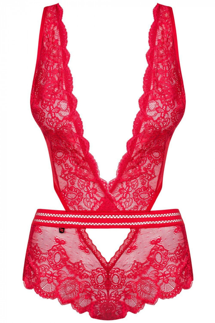 Боди кружевной Obsessive 853-TED-3