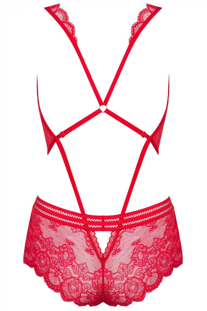 Боди кружевной Obsessive 853-TED-3