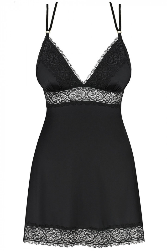 Пеньюар с трусиками Obsessive Lolitte babydoll XXL