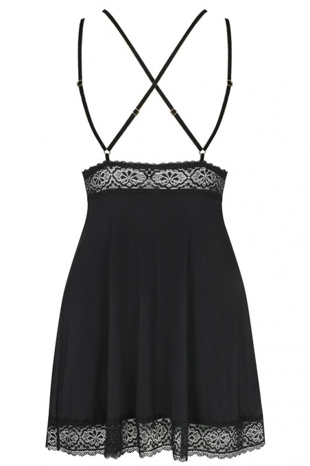 Пеньюар с трусиками Obsessive Lolitte babydoll XXL