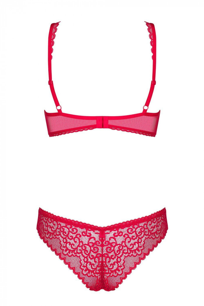 Комплект кружевной Obsessive Rougebelle