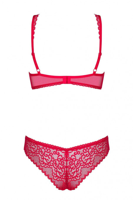 Комплект кружевной Obsessive Rougebelle