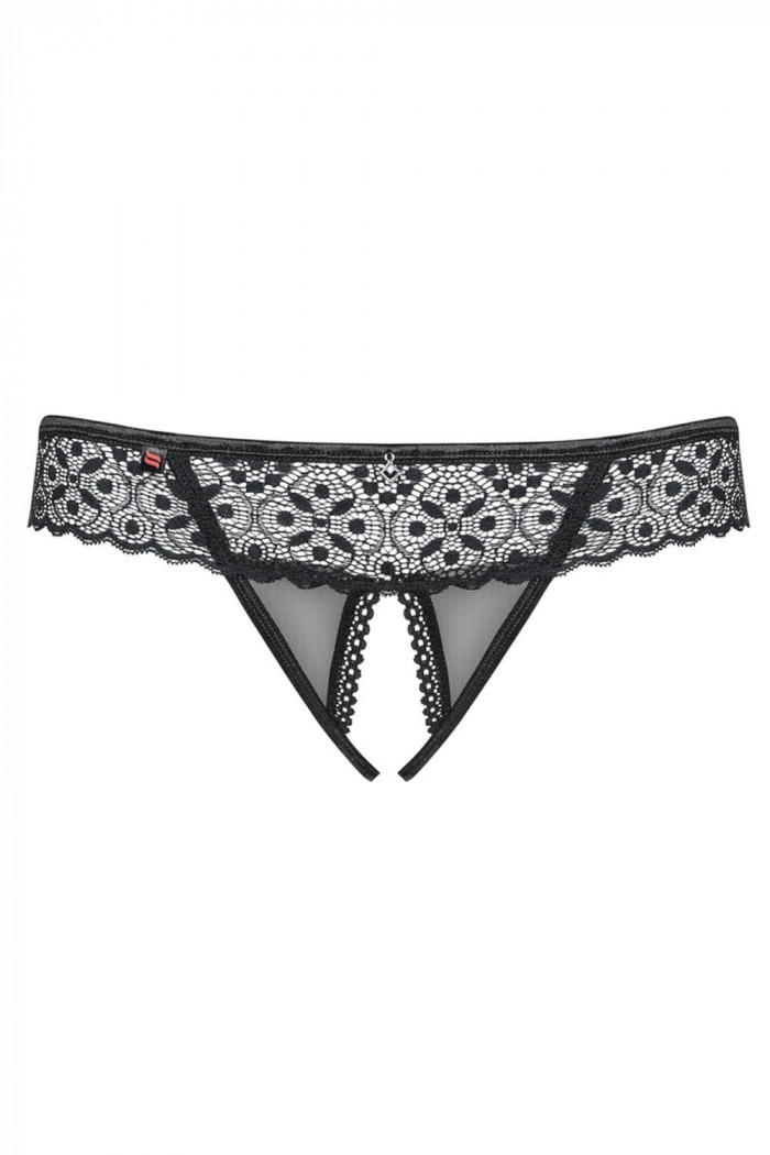 Стринги с вырезом Obsessive Shibu otwarte