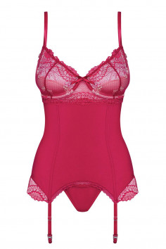 Корсет з трусиками Obsessive Rosalyne corset — Купити в Dorin.shop | Ціна, Фото 2